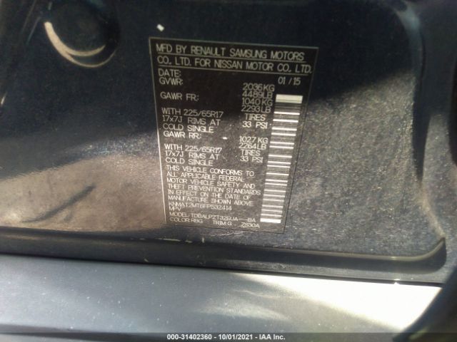 Photo 8 VIN: KNMAT2MT6FP532414 - NISSAN ROGUE 