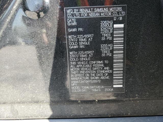 Photo 12 VIN: KNMAT2MT6KP528972 - NISSAN ROGUE 