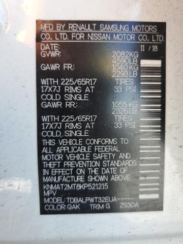 Photo 11 VIN: KNMAT2MT8KP521215 - NISSAN ROGUE 