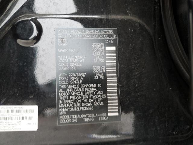 Photo 12 VIN: KNMAT2MT8LP535326 - NISSAN ROGUE S 