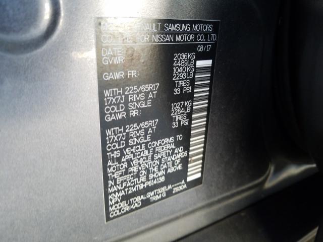 Photo 9 VIN: KNMAT2MT9HP614138 - NISSAN ROGUE 