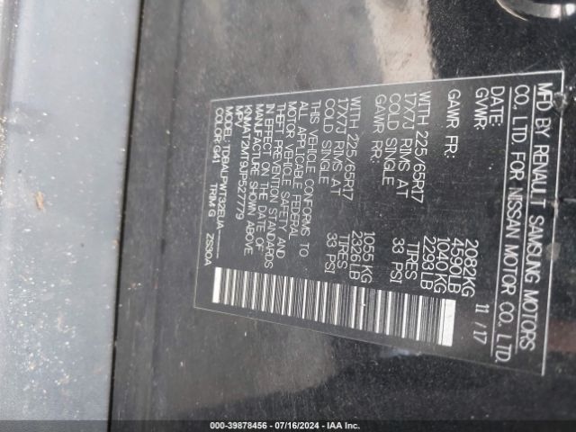 Photo 8 VIN: KNMAT2MT9JP527779 - NISSAN ROGUE 