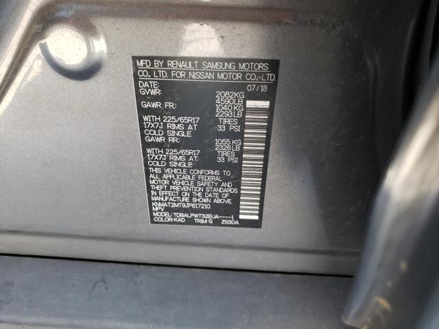 Photo 9 VIN: KNMAT2MT9JP617210 - NISSAN ROGUE 