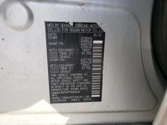 Photo 12 VIN: KNMAT2MTXFP565805 - NISSAN ROGUE 