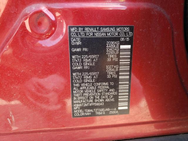 Photo 11 VIN: KNMAT2MTXFP591143 - NISSAN ROGUE 