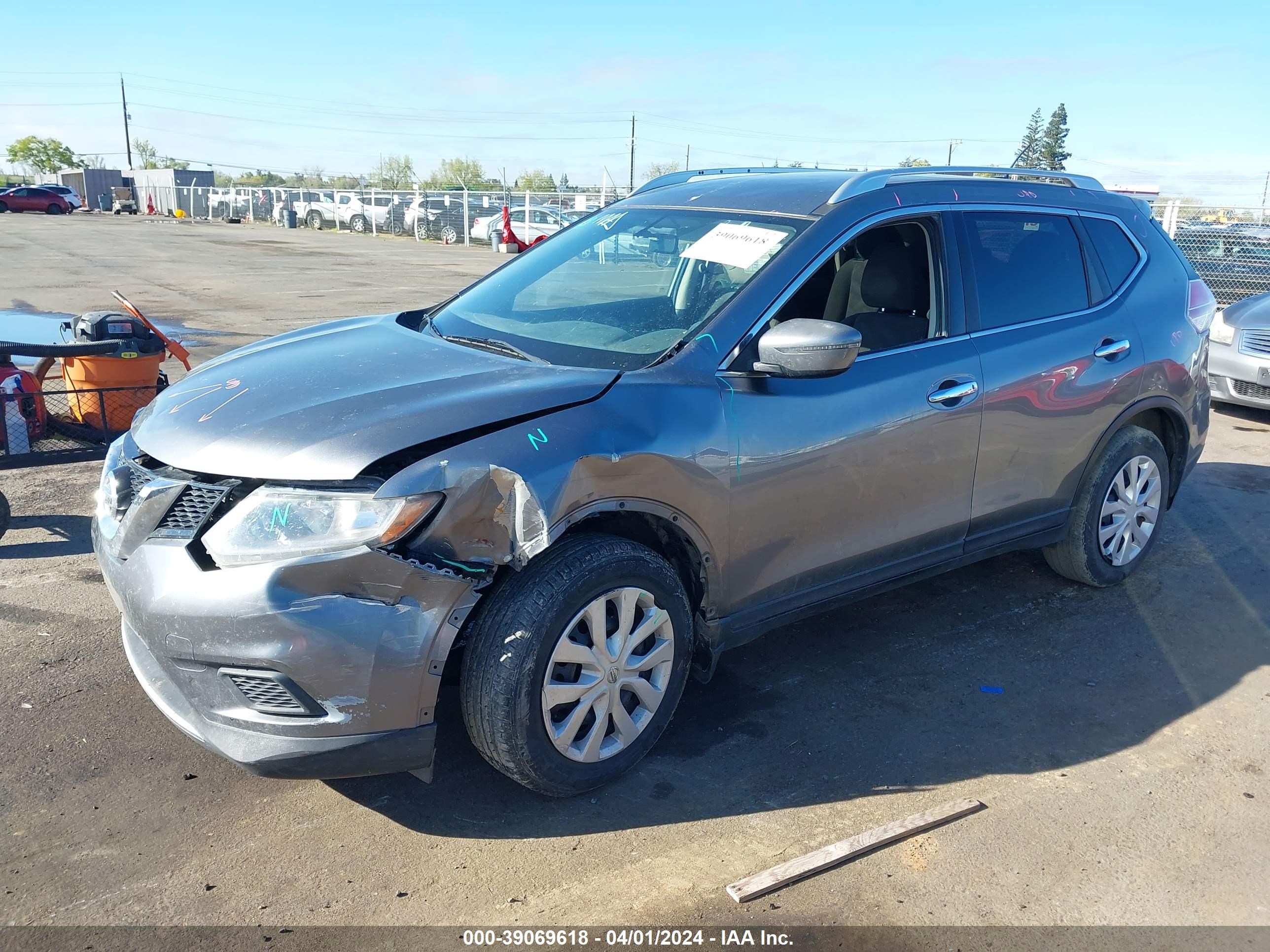 Photo 1 VIN: KNMAT2MTXGP609299 - NISSAN ROGUE 