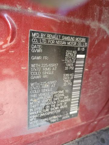 Photo 11 VIN: KNMAT2MV0GP607059 - NISSAN ROGUE 