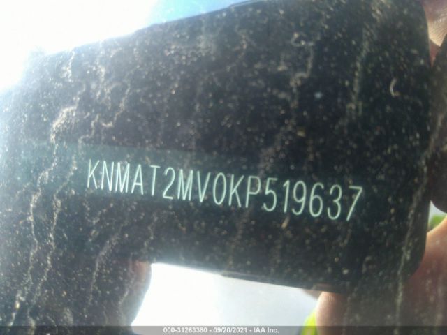 Photo 8 VIN: KNMAT2MV0KP519637 - NISSAN ROGUE 