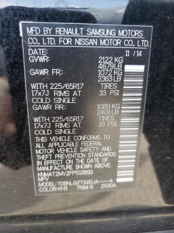 Photo 13 VIN: KNMAT2MV2FP513893 - NISSAN ROGUE S 