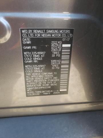 Photo 9 VIN: KNMAT2MV2HP602298 - NISSAN ROGUE S 