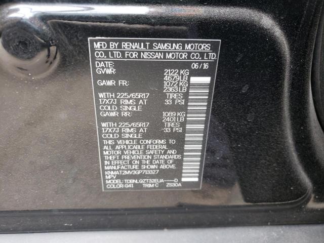 Photo 12 VIN: KNMAT2MV3GP713327 - NISSAN ROGUE S 