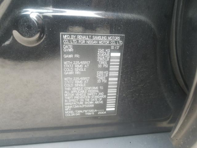 Photo 9 VIN: KNMAT2MV4JP513399 - NISSAN ROGUE 