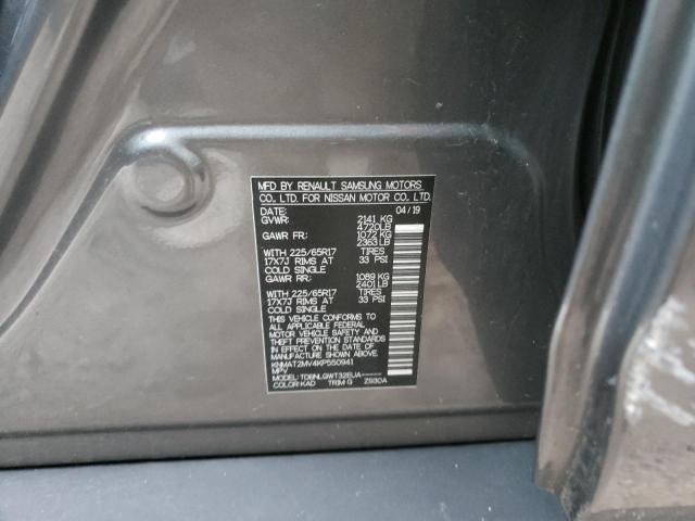 Photo 9 VIN: KNMAT2MV4KP550941 - NISSAN ROGUE S 