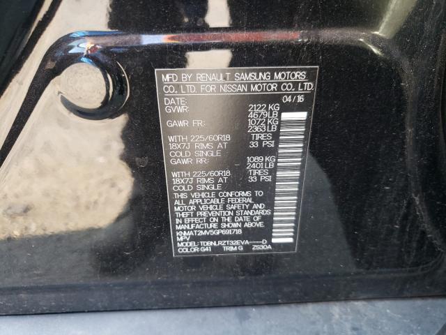 Photo 9 VIN: KNMAT2MV5GP691718 - NISSAN ROGUE 