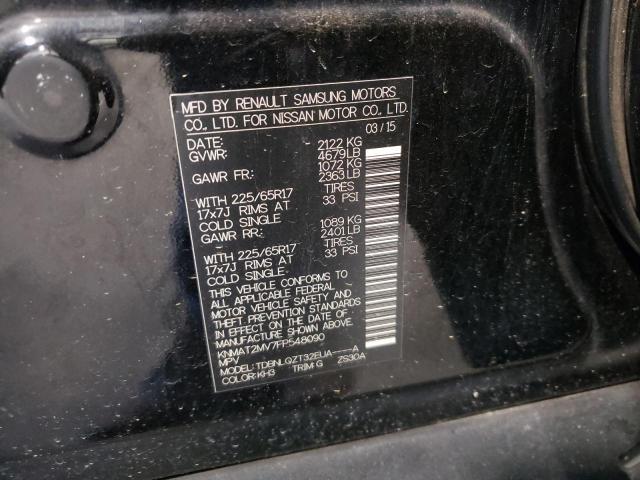 Photo 9 VIN: KNMAT2MV7FP548090 - NISSAN ROGUE S 