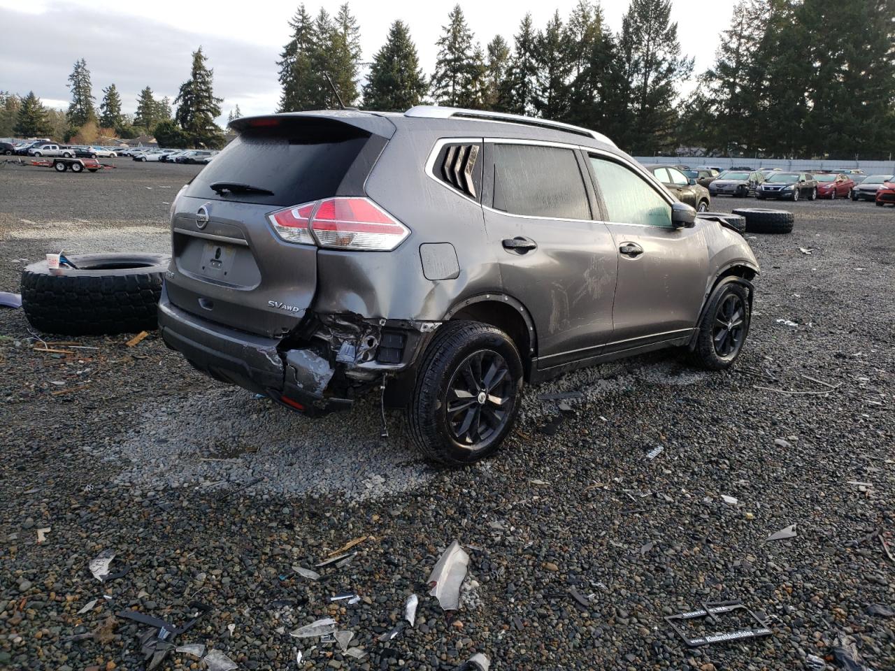 Photo 2 VIN: KNMAT2MV7GP683121 - NISSAN ROGUE 