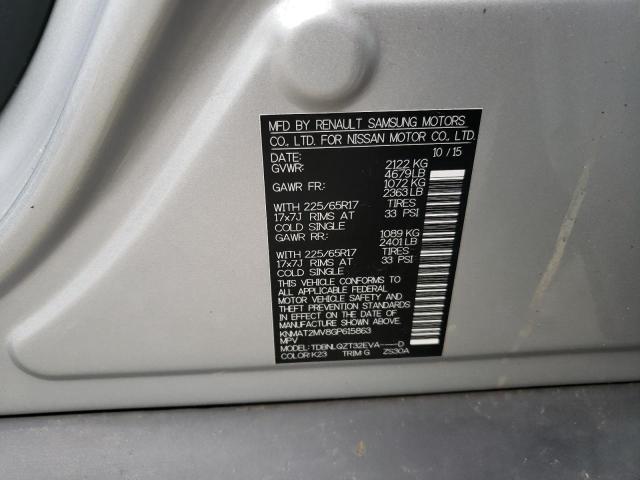 Photo 12 VIN: KNMAT2MV8GP615863 - NISSAN ROGUE 