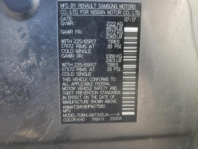 Photo 11 VIN: KNMAT2MV9HP607580 - NISSAN ROGUE 