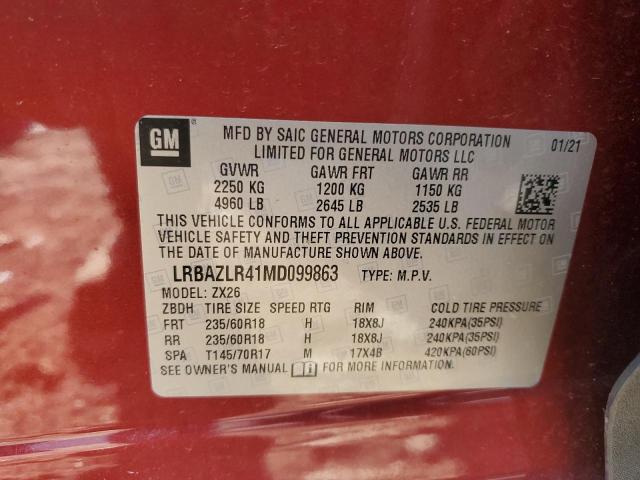 Photo 9 VIN: LRBAZLR41MD099863 - BUICK ENVISION P 