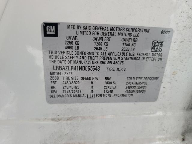 Photo 12 VIN: LRBAZLR41ND065648 - BUICK ENVISION P 