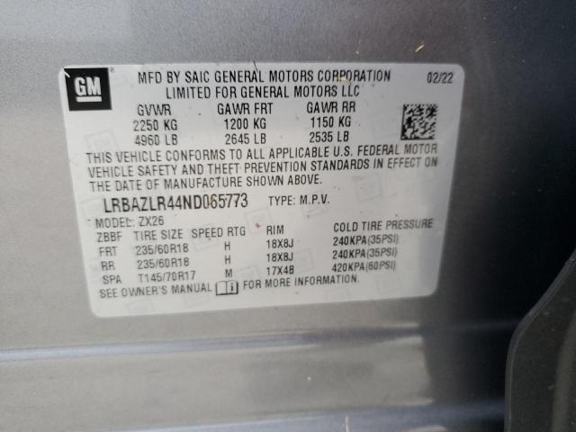 Photo 13 VIN: LRBAZLR44ND065773 - BUICK ENVISION P 