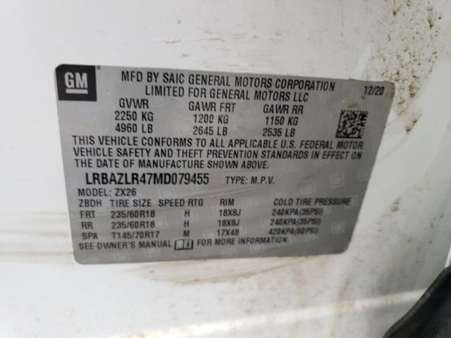 Photo 11 VIN: LRBAZLR47MD079455 - BUICK ENVISION 