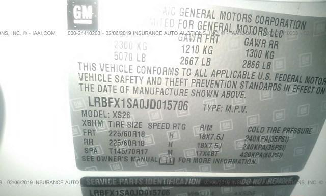 Photo 8 VIN: LRBFX1SA0JD015706 - BUICK ENVISION 