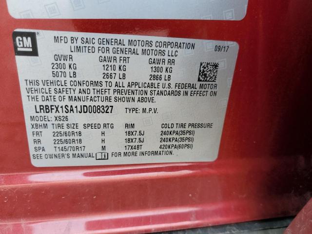 Photo 12 VIN: LRBFX1SA1JD008327 - BUICK ENVISION E 