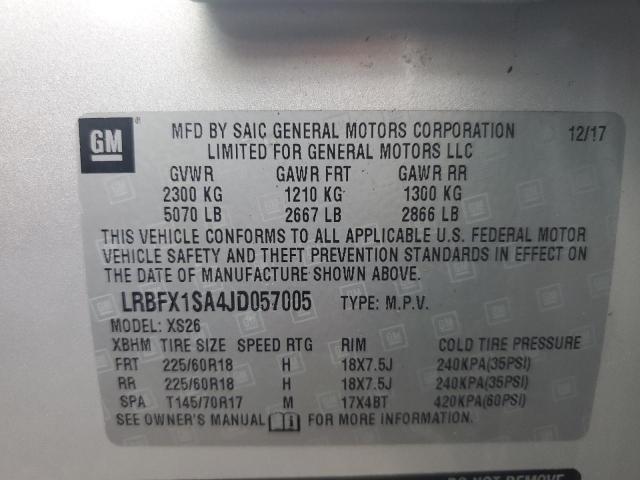 Photo 13 VIN: LRBFX1SA4JD057005 - BUICK ENVISION E 