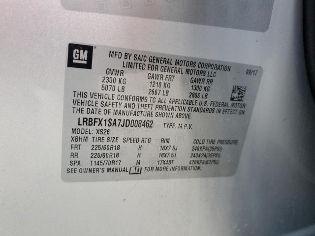 Photo 12 VIN: LRBFX1SA7JD008462 - BUICK ENVISION 