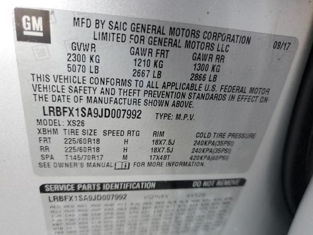 Photo 12 VIN: LRBFX1SA9JD007992 - BUICK ENVISION E 