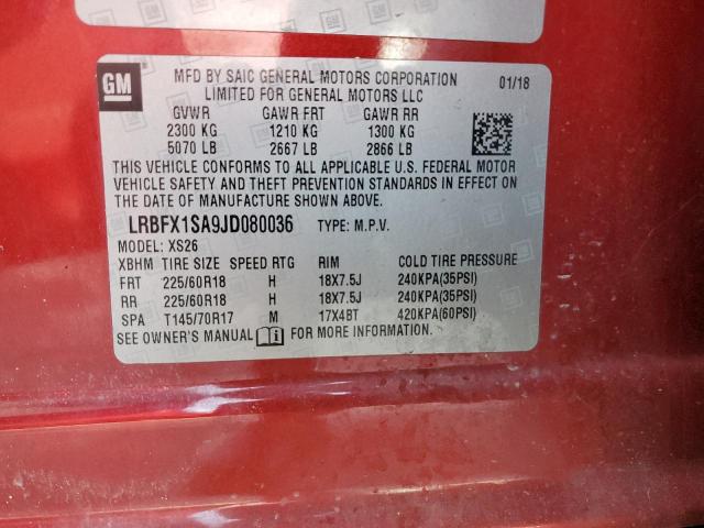 Photo 12 VIN: LRBFX1SA9JD080036 - BUICK ENVISION E 