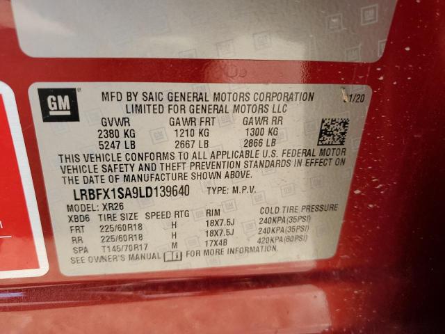 Photo 12 VIN: LRBFX1SA9LD139640 - BUICK ENVISION P 