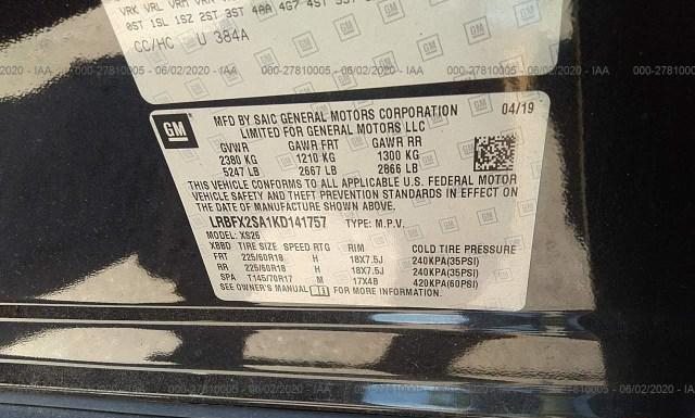 Photo 8 VIN: LRBFX2SA1KD141757 - BUICK ENVISION 