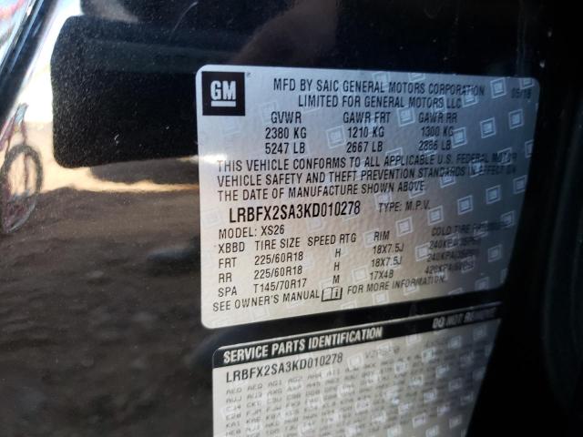 Photo 9 VIN: LRBFX2SA3KD010278 - BUICK ENVISION E 