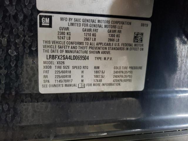 Photo 12 VIN: LRBFX2SA4LD069504 - BUICK ENVISION E 