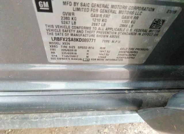 Photo 8 VIN: LRBFX2SA8KD089771 - BUICK ENVISION 