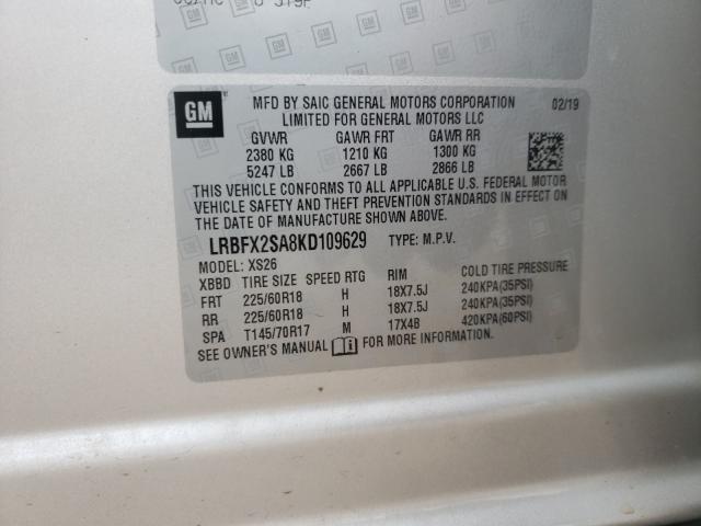 Photo 9 VIN: LRBFX2SA8KD109629 - BUICK ENVISION E 