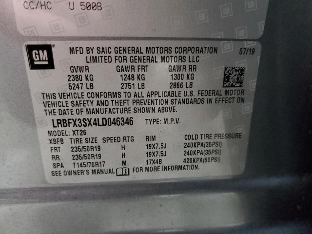 Photo 11 VIN: LRBFX3SX4LD046346 - BUICK ENVISION P 