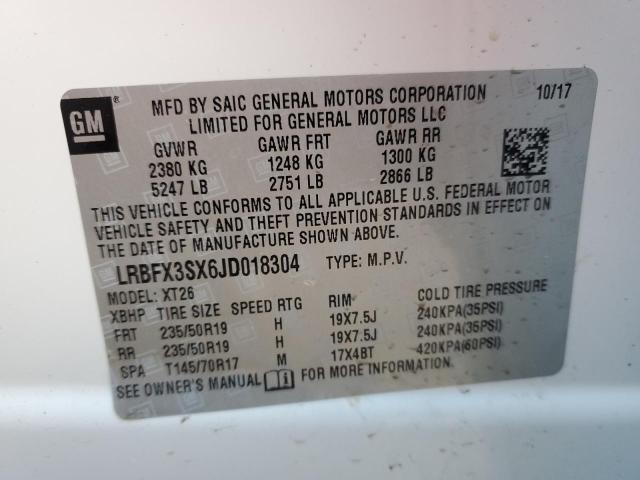 Photo 12 VIN: LRBFX3SX6JD018304 - BUICK ENVISION 