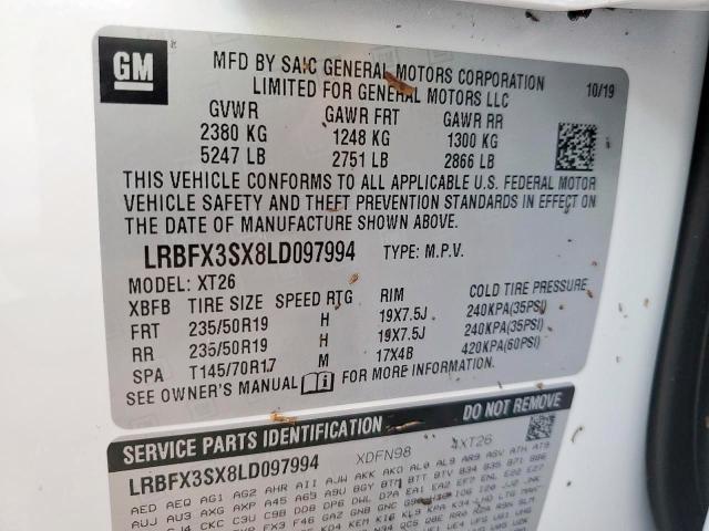 Photo 9 VIN: LRBFX3SX8LD097994 - BUICK ENVISION P 