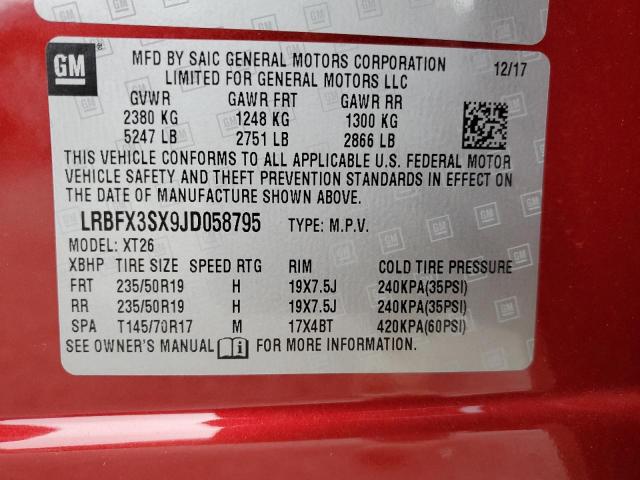 Photo 11 VIN: LRBFX3SX9JD058795 - BUICK ENVISION 