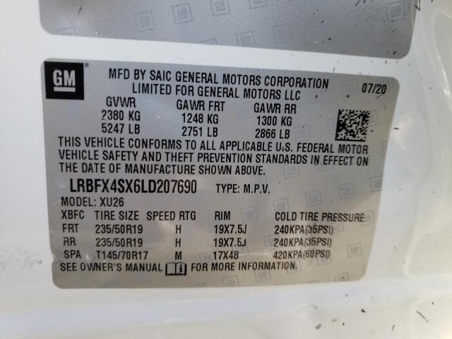 Photo 9 VIN: LRBFX4SX6LD207690 - BUICK ENVISION P 