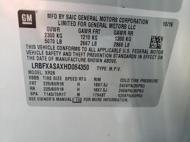 Photo 9 VIN: LRBFXASAXHD084350 - BUICK ENVISION P 