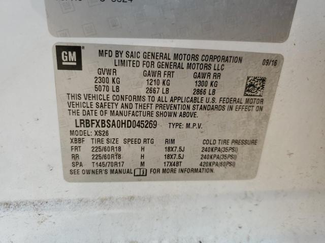 Photo 11 VIN: LRBFXBSA0HD045269 - BUICK ENVISION E 