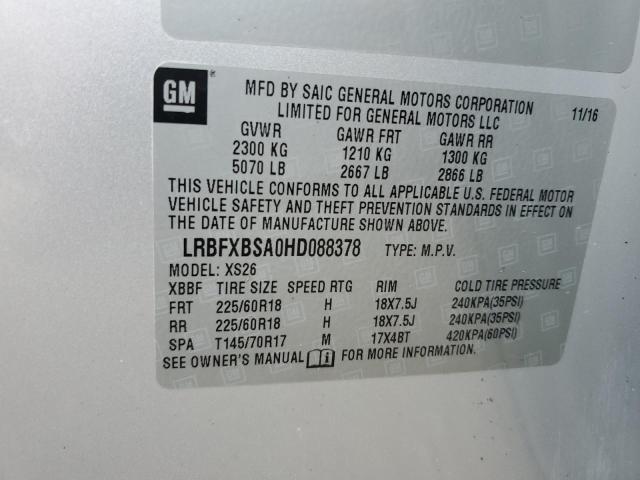 Photo 13 VIN: LRBFXBSA0HD088378 - BUICK ENVISION 