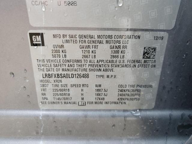 Photo 9 VIN: LRBFXBSA0LD126488 - BUICK ENVISION P 