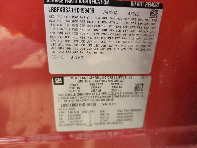 Photo 11 VIN: LRBFXBSA1HD199408 - BUICK ENVISION E 