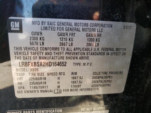 Photo 9 VIN: LRBFXBSA2HD164652 - BUICK ENVISION E 