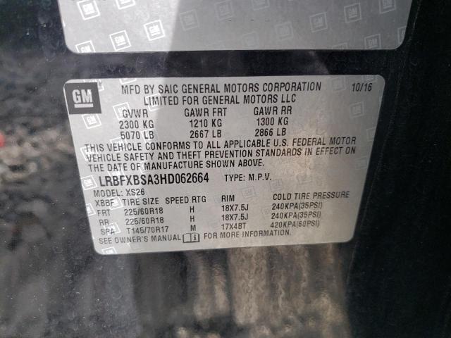 Photo 9 VIN: LRBFXBSA3HD062664 - BUICK ENVISION E 